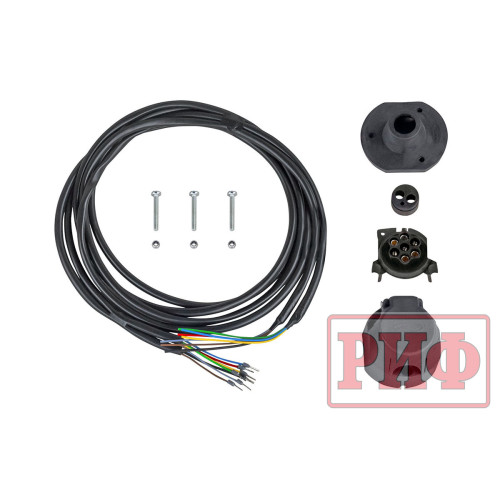 Бампер РИФ силовой задний JAC T6, SOLLERS ST6 с квадратом под фаркоп и фонарями