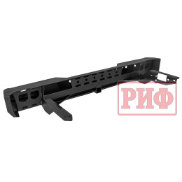 Бампер РИФ силовой задний JAC T6, SOLLERS ST6 с квадратом под фаркоп и фонарями