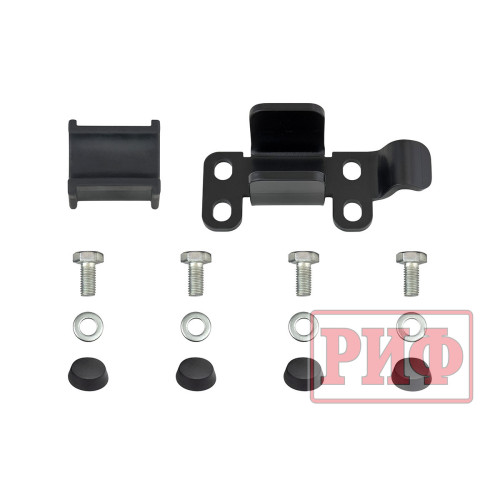 Бампер РИФ силовой задний Toyota Land Cruiser 200 2007-2015 c квадратом под фаркоп и калиткой, стандарт