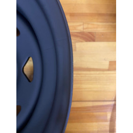 Диск усиленный УАЗ стальной черный (матовый) 5x139,7 8xR15 d110 ET-19 (треугольник мелкий)