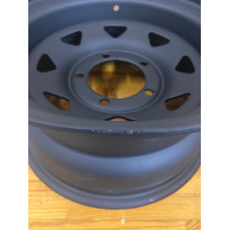 Диск усиленный УАЗ стальной черный (матовый) 5x139,7 8xR15 d110 ET-19 (треугольник мелкий)