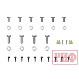 Бампер РИФ силовой передний Toyota Land Cruiser Prado 120 c доп. фарами, центральной дугой, защитой бачка омывателя