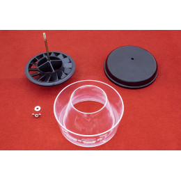 Насадка на шноркель с предочистителем воздуха прозрачная (диаметр 3")