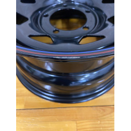 Диск усиленный УАЗ стальной черный 5x139,7 8xR16 d110 ET+15 (треуг. мелкий)(уценка)