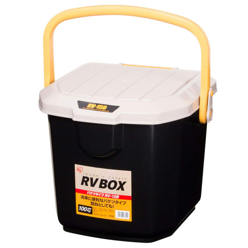 Ящик экспедиционный IRIS RV BOX Bucket 15B, 15 литров 34x32x28 см., бежевый/черный