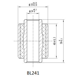 Втулка амортизаторов РИФ SA241, SA245 (с маркировкой 1)