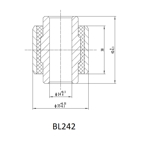 Втулка амортизатора РИФ SA242 (с маркировкой 1)