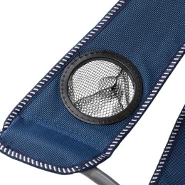 Кресло NISUS складное, 100 кг. синее