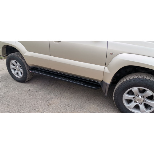 Пороги РИФ силовые Toyota Land Cruiser Prado 120