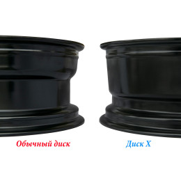 Диск усиленный стальной черный 6x139,7 8xR16 d110 ET+30