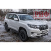 Багажник экспедиционный (платформа) алюминиевый РИФ 1150x2080 мм для Toyota Land Cruiser Prado 150 (с крепежом)