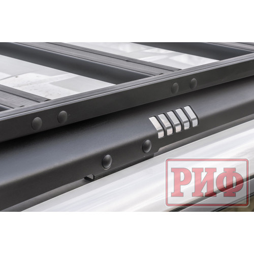 Багажник экспедиционный (платформа) алюминиевый РИФ 1150x2080 мм для Toyota Land Cruiser Prado 150 (с крепежом)
