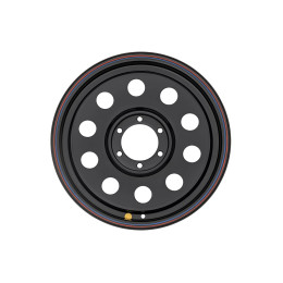 Диск усиленный Тойота Ниссан стальной черный 6x139,7 7,5xR17 d110 ET+25