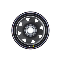 Диск усиленный JEEP стальной черный 5х127 8xR18 d75 ET+30 (треуг. мелкий)