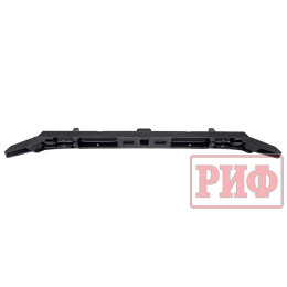 Бампер передний силовой/защита штатного бампера РИФ Renault Duster 2021+ с квадратом под  фаркоп и защитой радиатора 