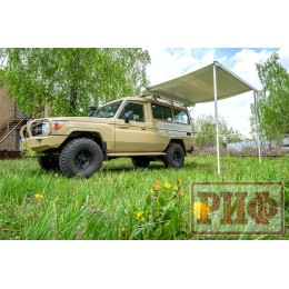 Маркиза автомобильная РИФ 2,5х2,0 м кассетная с электроприводом, корпус белый