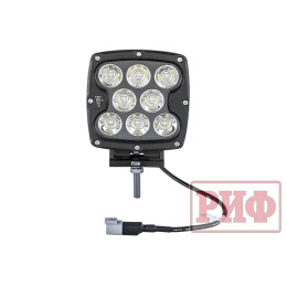 Светодиодная фара водительского света РИФ 130 мм 80W