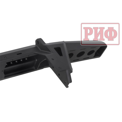 Бампер РИФ силовой задний для ГАЗ Соболь NN с фонарями, возможностью установки фаркопа, стандарт