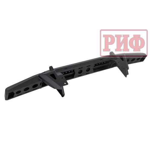 Бампер РИФ силовой задний для ГАЗ Соболь NN с фонарями, возможностью установки фаркопа, стандарт