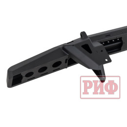 Бампер РИФ силовой задний для ГАЗ Соболь NN с фонарями, возможностью установки фаркопа, стандарт