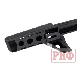 Бампер РИФ силовой задний для ГАЗ Соболь NN с фонарями, возможностью установки фаркопа, стандарт