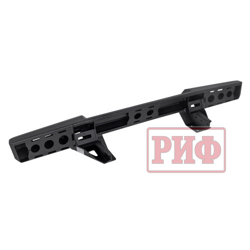 Бампер РИФ силовой задний для ГАЗ Соболь NN с фонарями, возможностью установки фаркопа, стандарт