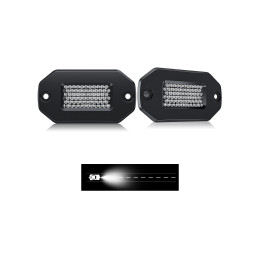 Светодиодные фары рабочего света AURORA 76x38 мм 20W LED