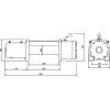 Лебедка электрическая автомобильная СТОКРАТ LD 12.0 SW, 12000 lbs, 12V, 5.5 л.с.