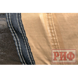 Палатка на крышу автомобиля РИФ Hard RT03-140, корпус черный, тент песочный