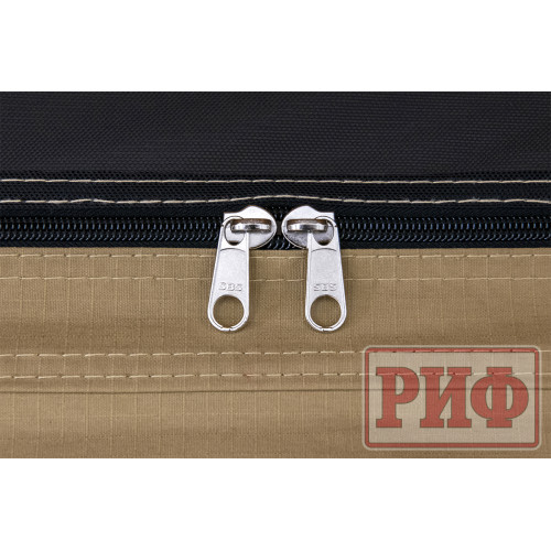 Палатка на крышу автомобиля РИФ Hard RT03-140, корпус черный, тент песочный