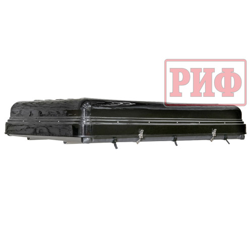 Палатка на крышу автомобиля РИФ Hard RT03-140, корпус черный, тент серый