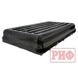 Палатка на крышу автомобиля РИФ Hard RT03-140, корпус черный, тент серый