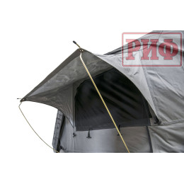 Палатка на крышу автомобиля РИФ Hard RT03-140, корпус черный, тент серый