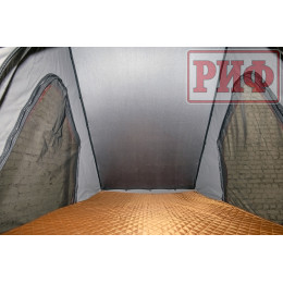 Палатка на крышу автомобиля РИФ Hard RT05-130, корпус алюминий, тент серый