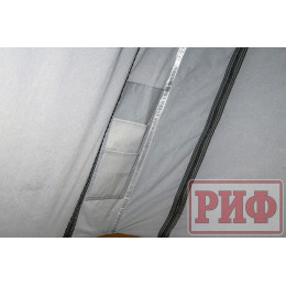 Палатка на крышу автомобиля РИФ Hard RT05-130, корпус алюминий, тент серый