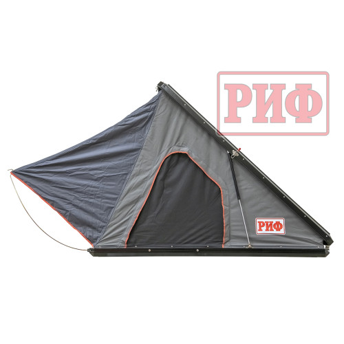 Палатка на крышу автомобиля РИФ Hard RT05-130, корпус алюминий, тент серый