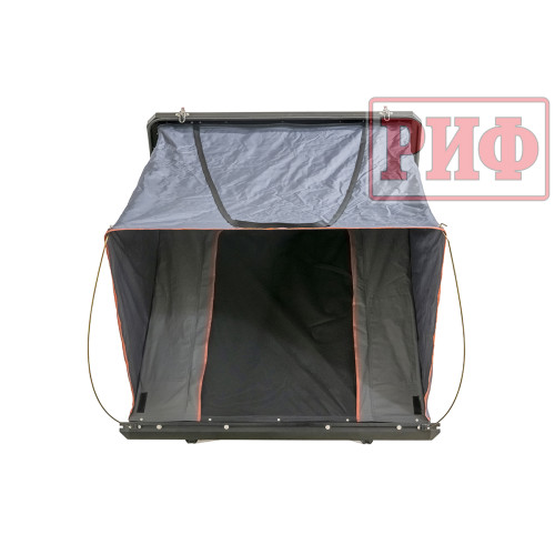 Палатка на крышу автомобиля РИФ Hard RT05-130, корпус алюминий, тент серый