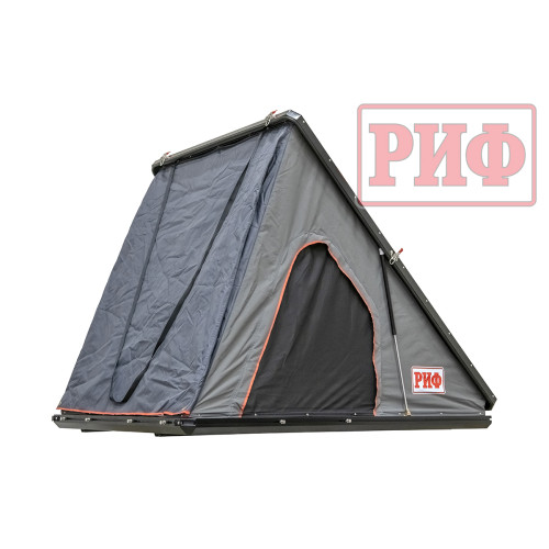 Палатка на крышу автомобиля РИФ Hard RT05-130, корпус алюминий, тент серый