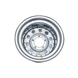 Диск усиленный УАЗ стальной хромированный 5x139,7 10xR15 d110 ET-44 (уценённый)