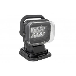 Фара-искатель 12V 50W LED с дистанционным управлением, черный (200х240х200мм) 