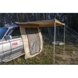 Стенки для комбинированной (прямоугольной с веерной частью) маркизы 2,5х 2 м левая