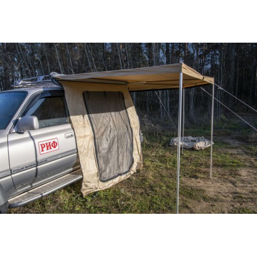 Стенки для комбинированной (прямоугольной с веерной частью) маркизы 2,5х 2 м левая