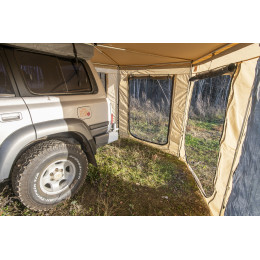 Стенки для комбинированной (прямоугольной с веерной частью) маркизы 2,5х 2 м левая