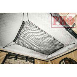 Палатка на крышу автомобиля РИФ Hard RT04-125, корпус белый, тент песочный