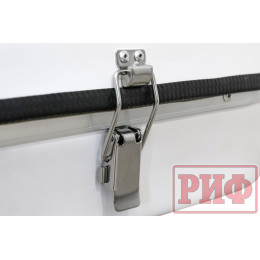 Палатка на крышу автомобиля РИФ Hard RT04-125, корпус белый, тент песочный