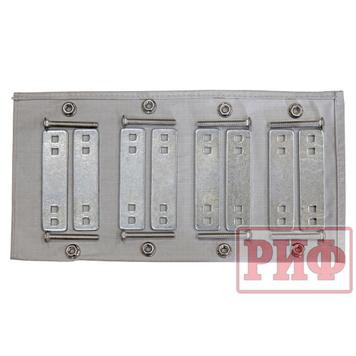 Палатка на крышу автомобиля РИФ Hard RT04-125, корпус белый, тент песочный