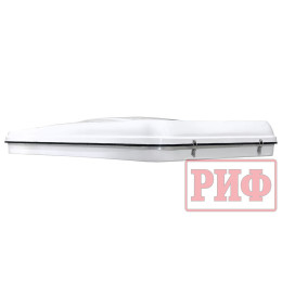 Палатка на крышу автомобиля РИФ Hard RT04-125, корпус белый, тент песочный