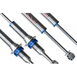 Амортизатор задний лифт 0-2" з для 4Runner /120 prado/FJ с регулировкой  жесткости азотом и пружины (хром) давление 100-200PSI