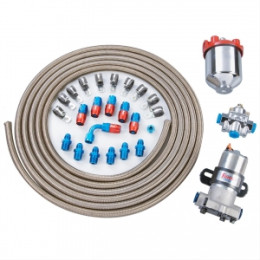 Кит комплект - топливная магистраль, фитинги, помпа, регулятор и фильтр (Бенизин)