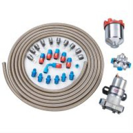 Кит комплект - топливная магистраль, фитинги, помпа, регулятор и фильтр (Бенизин)